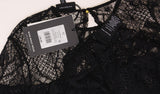Who What Wear Women's Layered Lace Blouse Black XS