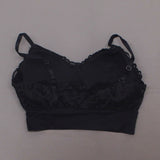 NEW Rhonda Shear Lace Leisure Bra With Removable Pads Medium XL