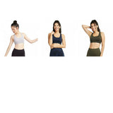 All In Motion Women's Medium Support 2-Tone Seamless Racerback Bra