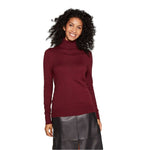A New Day Women's Long Sleeve Rib-Knit Cuff Turtleneck Sweater