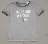 Zoe + Liv Women's Tacos Are My True Love Graphic T-Shirt
