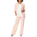 DG2 by Diane Gilman Women's Petite Wrinkle Resistant Stretch Crepe Pull On Trousers