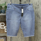 DG2 by Diane Gilman Women's Plus Size Classic Stretch Pull-On Bermuda Shorts