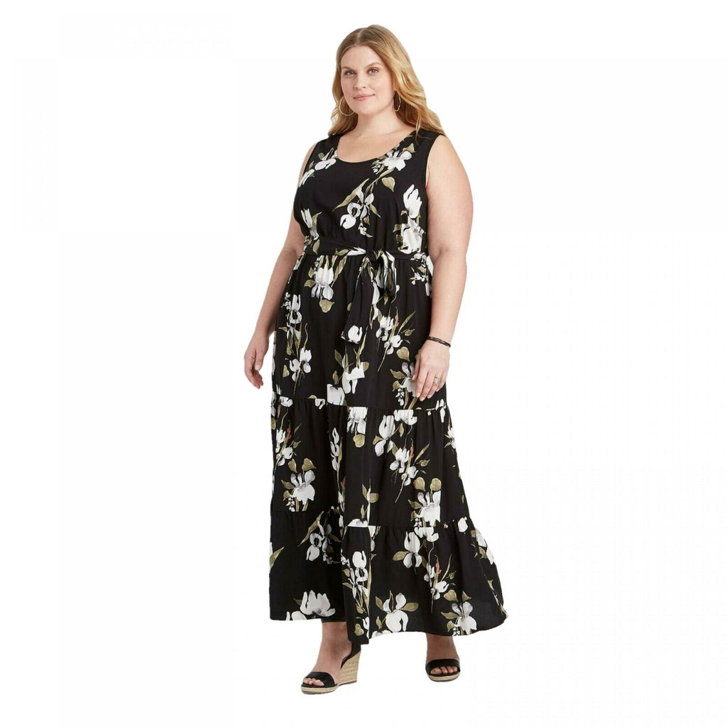 ava and viv maxi dress Dress Casual Maxi By Ava & Viv In Black, Size: Xxl