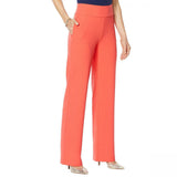DG2 by Diane Gilman Women's Wrinkle Resistant Stretch Crepe Pull On Trouser