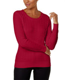Karen Scott Petite Cotton Classic Cable Knit Sweater
