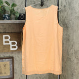 Linea by Louis Dell'Olio Women's Sleeveless Henley Swing Top