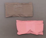 Rhonda Shear 2 Pack Underwire Bandeau Bras Removable Pads Mocha/ Pink Plus 3X