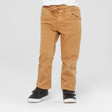 Cat & Jack Toddler Boys' Pull-On Straight Jeans Brown 4T