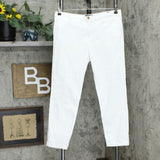 Nautica Women's Tencel Ankle Pants Ivory 8