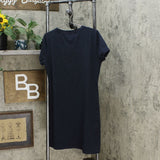 Tommy Hilfiger Women's Logo Side Stripe T-Shirt Dress