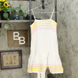 Lisa Marie Fernandez For TRGT Women's Sleeveless Ric Rac Mini Dress