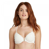 Auden Women's Ace Lightly Lined Lace Demi Racerback Bra