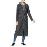 With The Girls by Avec Les Filles Plus Wool Blend Maxi Coat With Detachable Hood