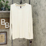 Maidenform Women's Plus Size Ribbed Top And Fleece Pant Pajama Set