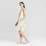 Prologue Women's Marble Print Knee Length Sleeveless Dress