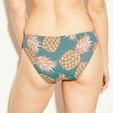 Shade & Shore Women's Beach Shirred Tab Hipster Bikini Bottom
