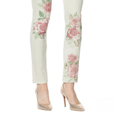 DG2 by Diane Gilman Petite Classic Stretch Artwork Printed Jeans