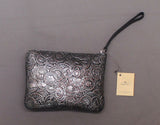 Patricia Nash Cassini Coin Tooled Leather Wristlet