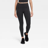 All In Motion Women's Sculpted Linear Laser Cut High-Rise 7/8 Leggings