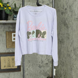 Barbie Womens  Long Sleeve Pajama Sleep Shirt Top J001598JBAR1549 Purple L