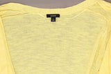 Alfani Women's Linen Open Front Cardigan. 74640 Yellow XXL