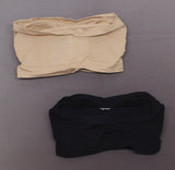 Rhonda Shear 2 Pack Underwire Bandeau Bras Black / Nude Small