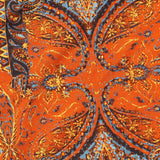 DG2 by Diane Gilman Burnout Embellished Paisley Top Rust Medium