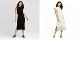 Universal Thread Women's Sleeveless T-Shirt Dress with Side Slits