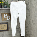Style & Co Women's Curvy Fit Skinny Jeans Bright White 12 LONG