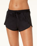 Nautica Women's Wrap-Around Swim Shorts Black Large