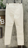 DG2 by Diane Gilman Classic Stretch Artwork Printed Jeans Khaki 6 Tall