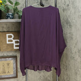 DG2 by Diane Gilman Women's Kimono Layered Top