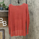 MarlaWynne Women's Crimp Yarn Tunic Sweater