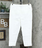 Isaac Mizrahi Live! Plus Tall 24/7 Stretch Crop Pants with Back Slits