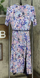 Nina Leonard Women's Petite Nicole Belted Midi Dress With Godet Detail
