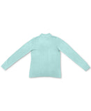 Karen Scott Plus Size Luxsoft Front Cable Knit Mockneck Sweater