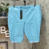 DG2 by Diane Gilman Women's Plus Size Classic Stretch Pull On Bermuda Shorts