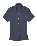 ZUZIFY Women's Bedford Cord Solid Camp Shirt. VA1308