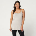 LOGO by Lori Goldstein Plus Size Layers Knit Cami With Straight Hem
