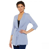 NWT Rhonda Shear Womens Tie-Front Wrap. 699669 Large