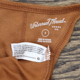 Universal Thread Women's Slim Fit Rib Racerback Tank Top Rust Orange Small