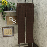 DG2 by Diane Gilman Pull On Stretch Ponte Boot Cut Pants Espresso Large