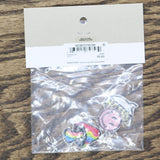 BP. Assorted 3-Pack Psychedelic Hello Mushroom Smiley Face Patches Iron On