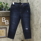 Denim & Co. Women's Petite Studio Classic Denim Ankle Jeans