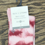 Sun + Stone Men's Tie-Dyed Ankle Half Calf Socks