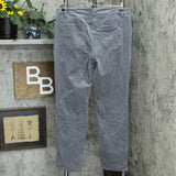 Charter Club Women's Lexington Tummy-Control Corduroy Pants Frosted Quartz 14