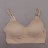 Rhonda Shear Women's Plus Size Mesh Back Detail Molded Cup Bra