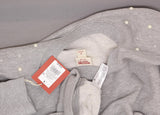Mossimo Women's Faux Pearl Pullover Sweatshirt Grey Small