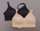 Rhonda Shear Women's Plus Size 2 Pack Molded Cup Bras With Mesh Back Detail